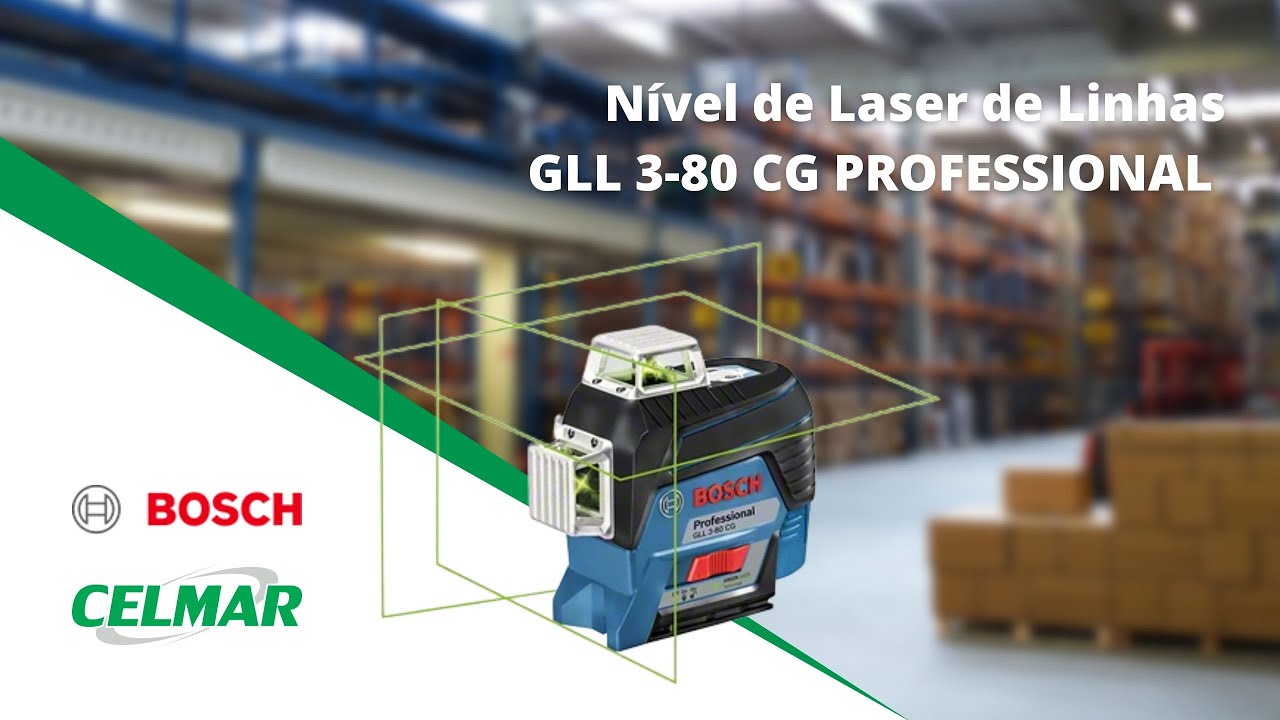 Veja como funciona a Niveladora a Laser GLL 3-80 CG PROFESSIONAL #BOSCH