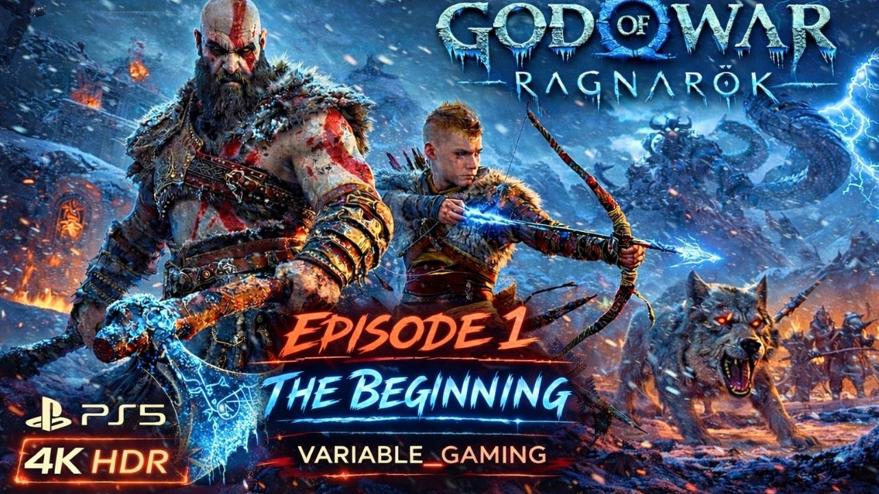 🎮 GOD OF WAR RAGNARÖK PS5 | Gameplay 4K HDR – Episode 1 🔥