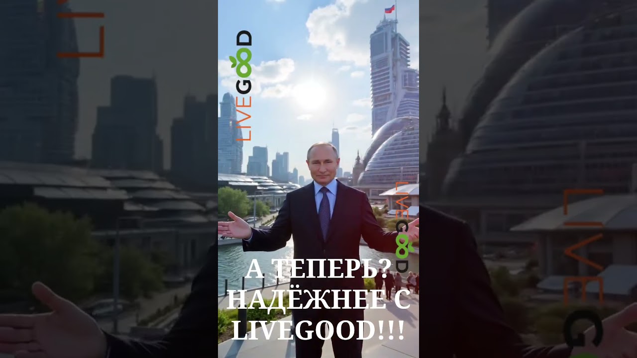 В.В. ПУТИН, А ТЕПЕРЬ? А ТЕПЕРЬ НАДЁЖНО С  LIVEGOOD!!!