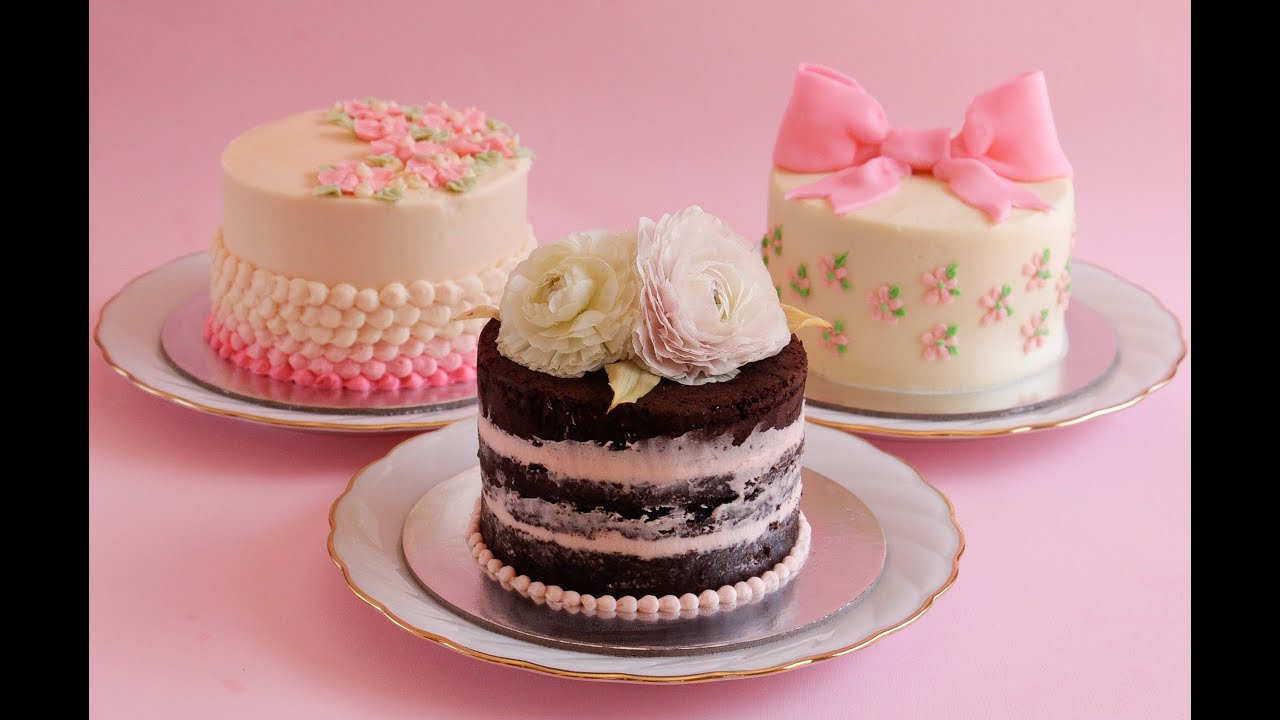 3 easy mini buttercream cakes- Rosie's Dessert Spot