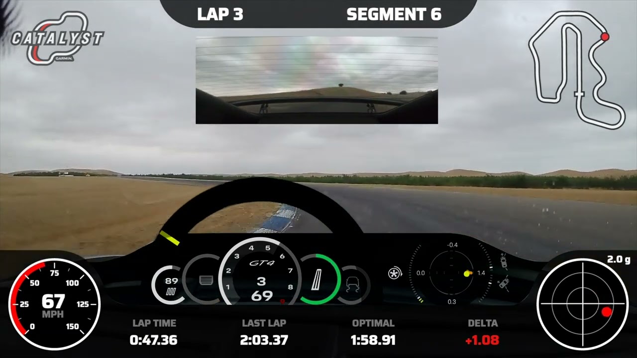 Thunderhill East 3 Mile Bypass | 2021 Porsche 718 Cayman GT4 PDK