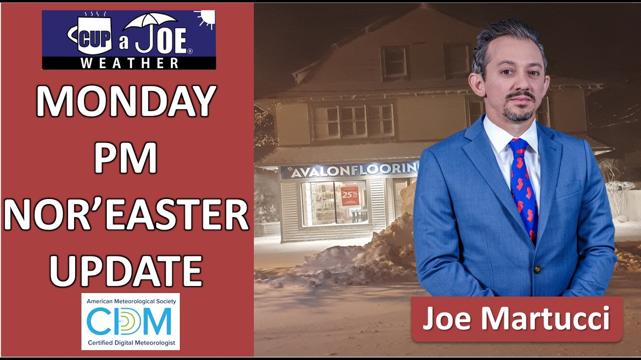 Monday PM NJ Nor'easter Update: TWENTY plus inches of snow; winds continue