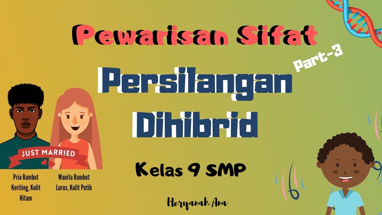 Pewarisan Sifat Kelas 9 SMP (Part-3) Persilangan Dihibrid