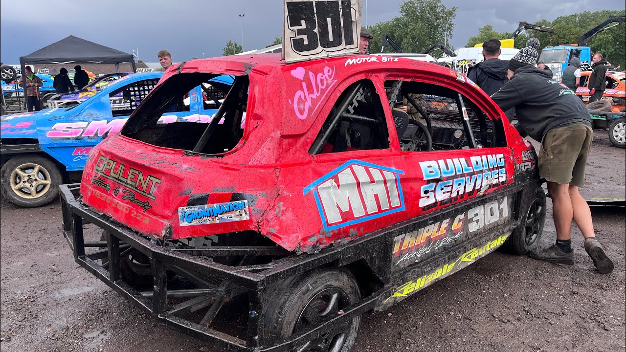 1300 stock car European championship mildenhall 15/6/24 Luke Smith Incar footage