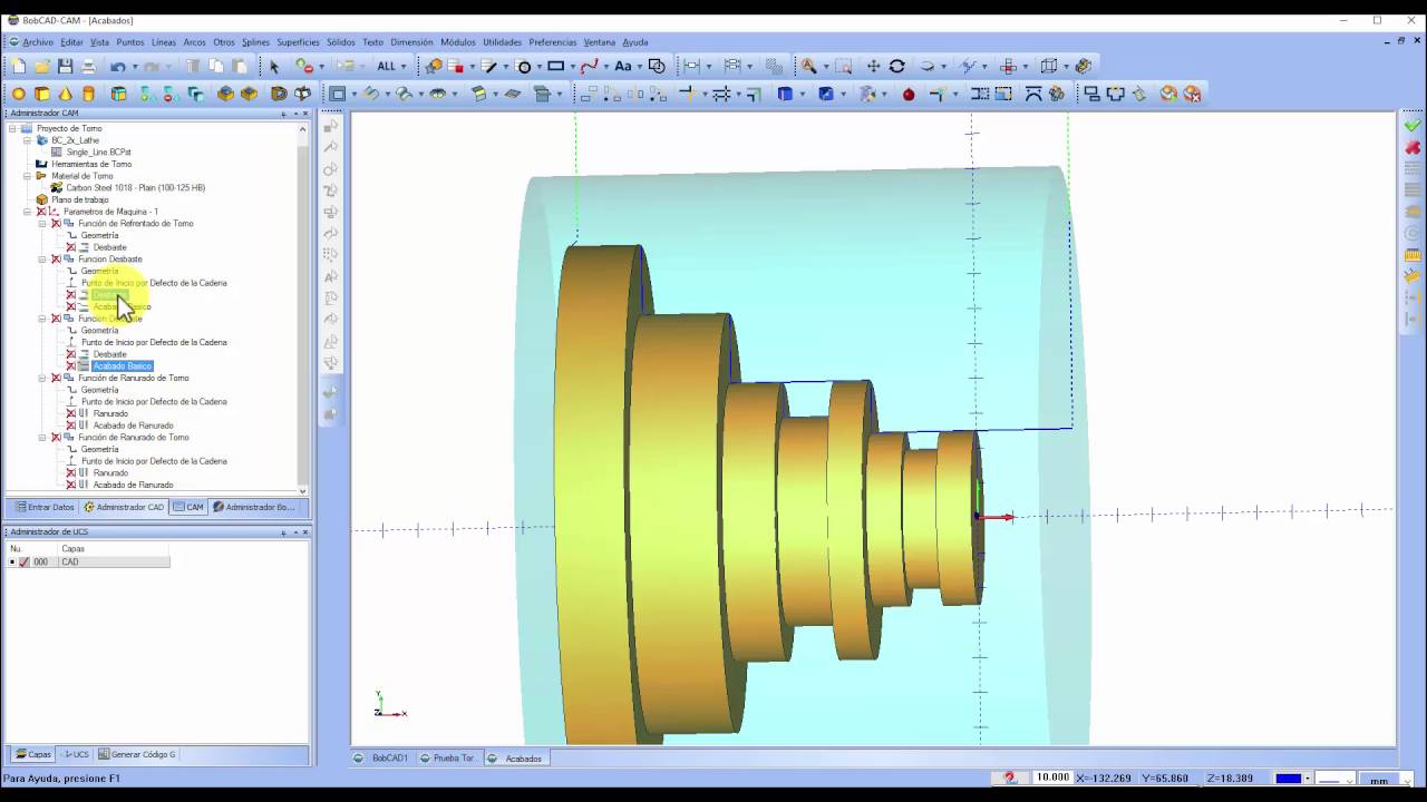 Acabados en Torneado