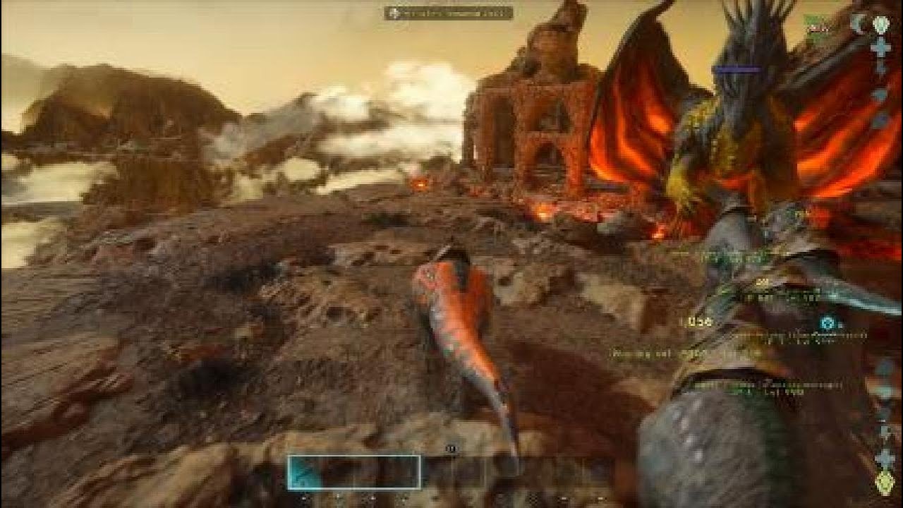 Ark sa. beta dragon boss. 7 rex 6 stegos and a pig
