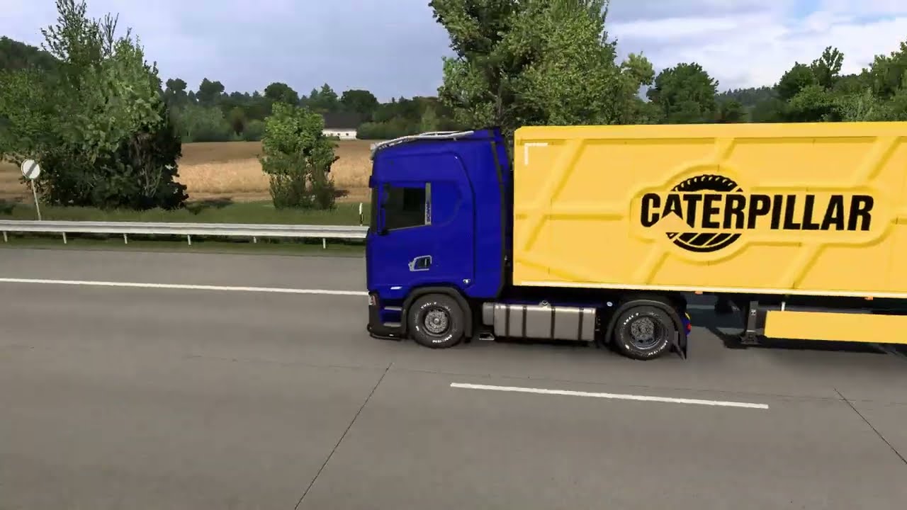 Euro Truck Simulator 2 Hauling Alpine F1 in a B-Double to Hanover, Germany