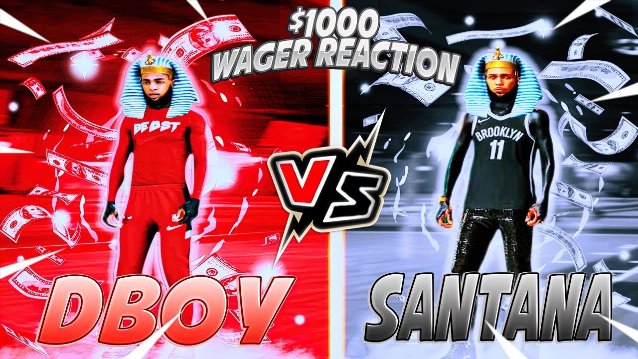 Dboy Wagered SantanaDifferent For $1000 On NBA2K21 & You Wont BELIEVE What Happened! 😱 | REACTION