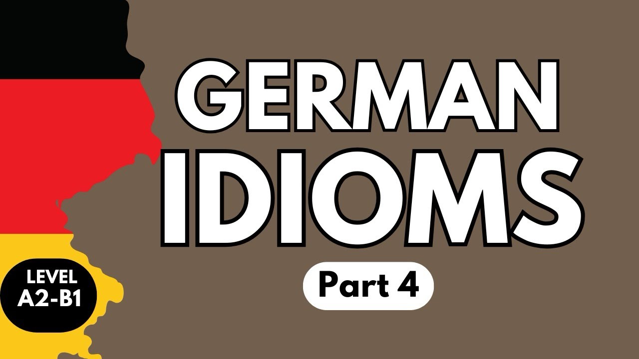 Advanced German Idioms for Exams & Formal German | German Redewendungen Part 4 (Urdu + German)