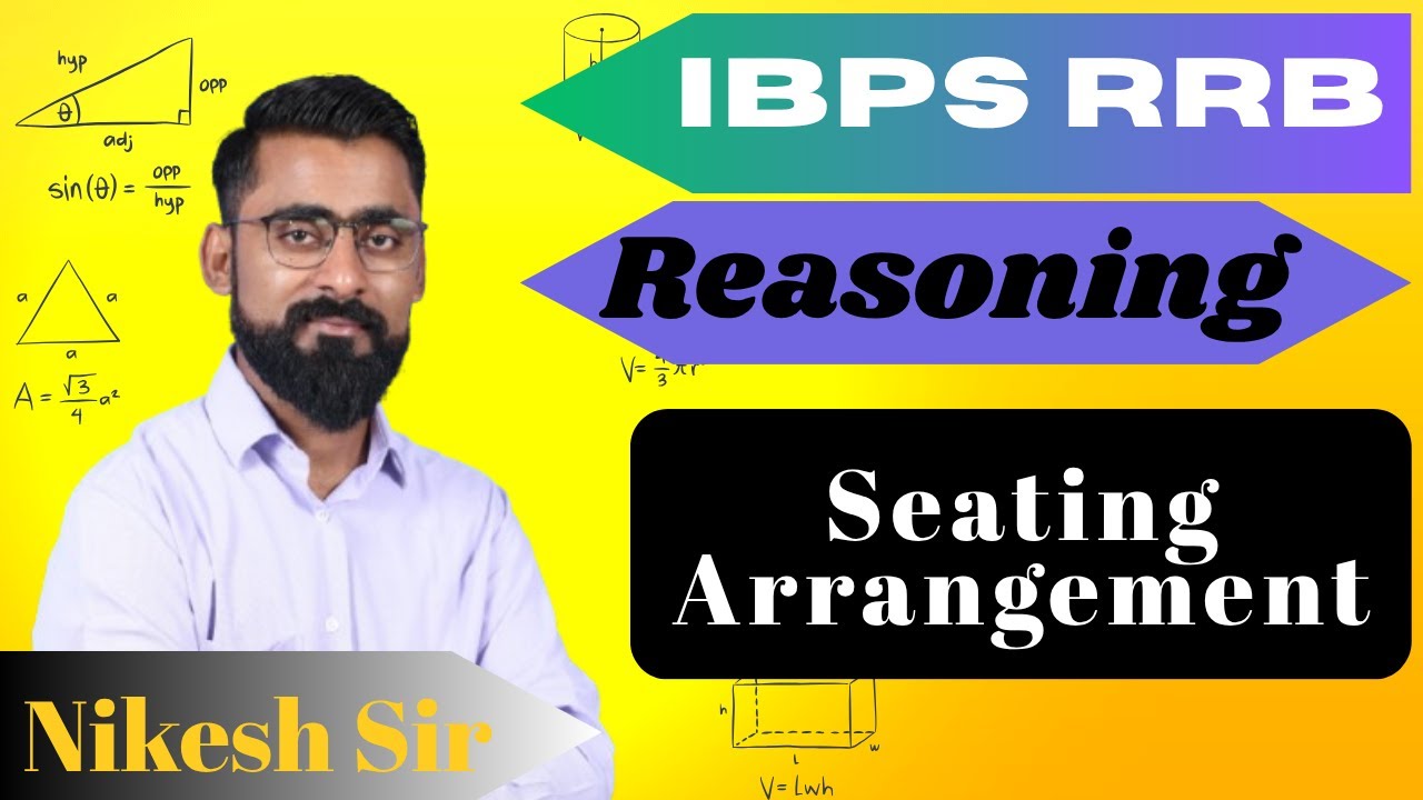 IBPS RRB 2025 Reasoning Seatinng Arrangement 