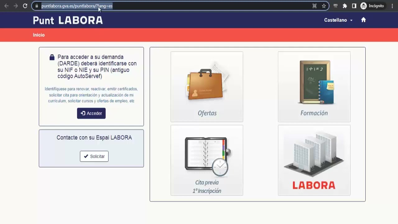 P&aacute;gina de Punt Labora