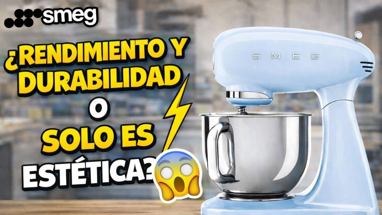 Batidora Smeg SMF02 Review en Español 🍕 Lo bueno, lo malo y si conviene comprarla 😱😱😱