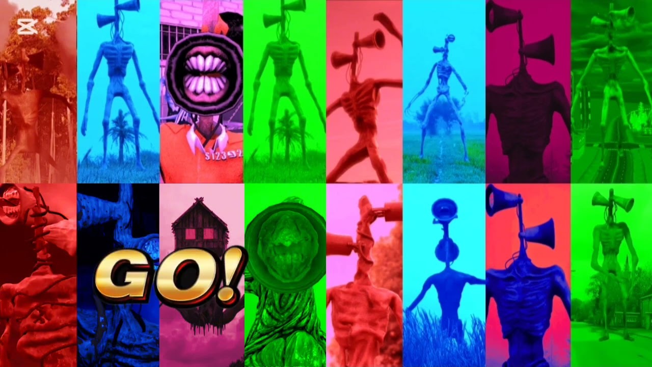 SIREN HEAD: Mega battle and     #sirenhead  #megabattle  #horrorvideo  #foundfootage