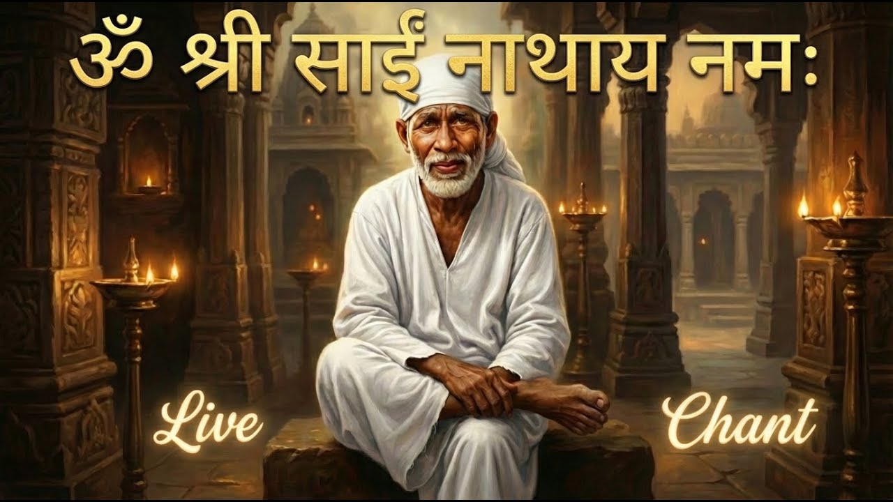 ॐ साई नमो नमः | Om Sai Namo Namah| Sai Sai Baba #saibaba #omsairam #omsainamonamaha #omsai
