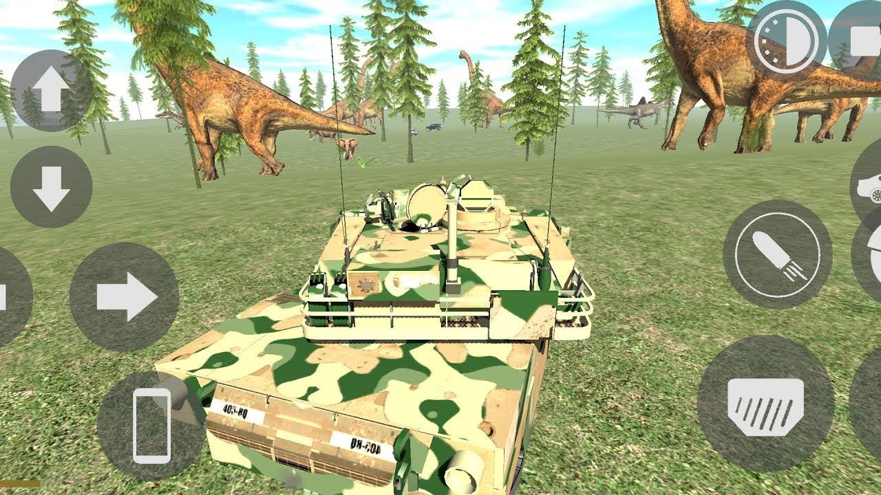 army tank se dinosaur ko maar Diya army tank ka chief code Indian bikes Driving Indian BikeDriving3D