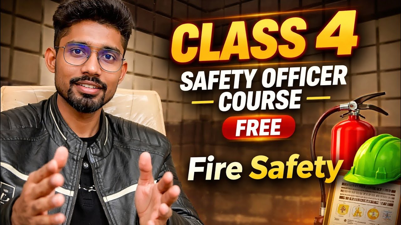 Safety Officer Course Class 4 | Safety Officer Interview Questions | Fire Safety