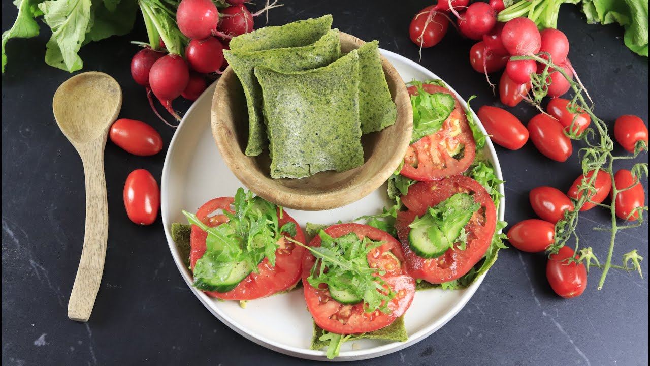 Witariański chleb o smaku pesto ! #rawfood #rosegoldbybea #rawchlebosmakupesto