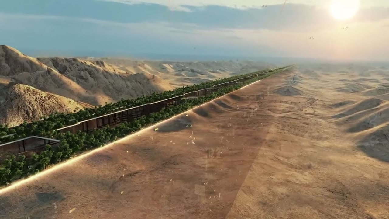 NEOM, THE LINE isFAST! Construction   Update 2024 #neom #neomcity