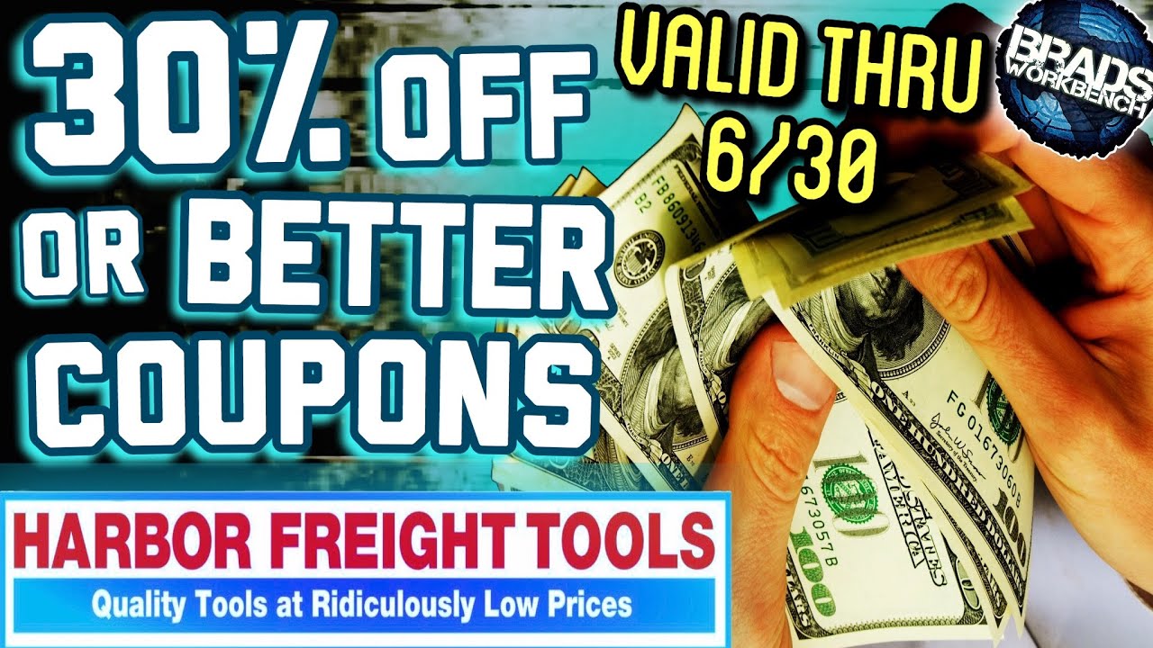 BEST Harbor Freight COUPONS, Excluded Items, & NEW TOOLS!! || May 2020