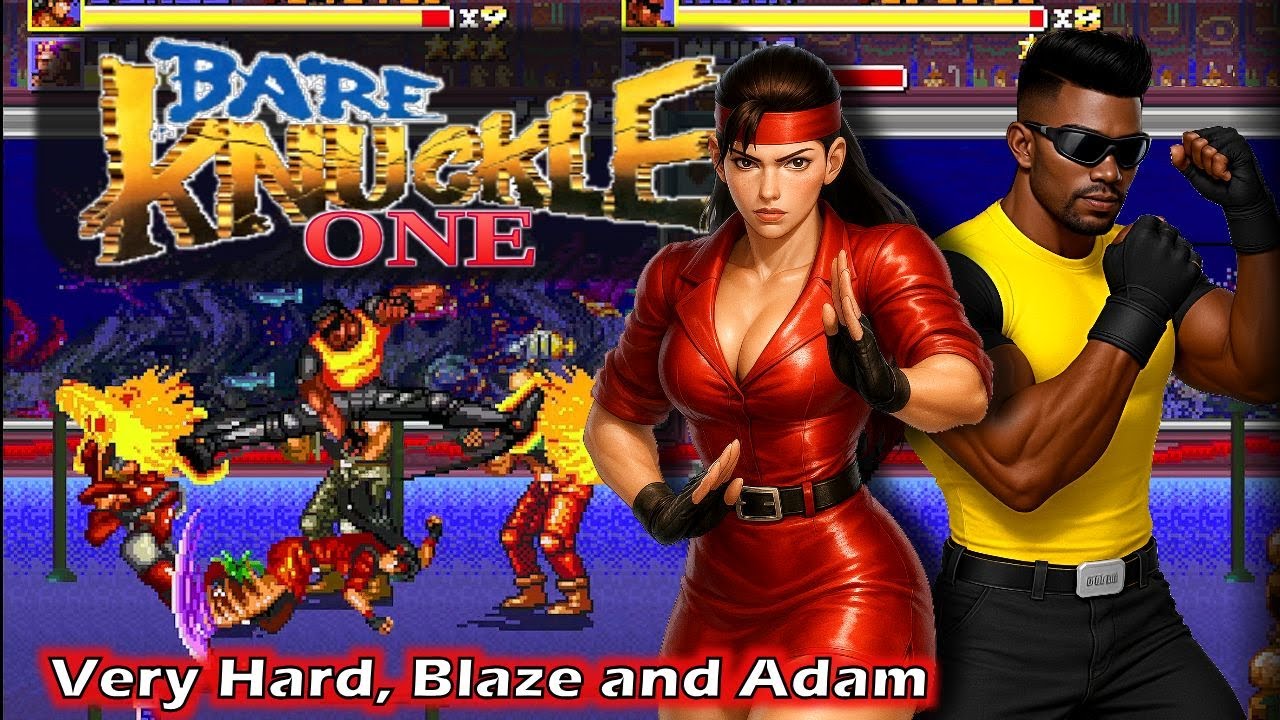 Bare Knuckle One Longplay (2 Players NetPlay)