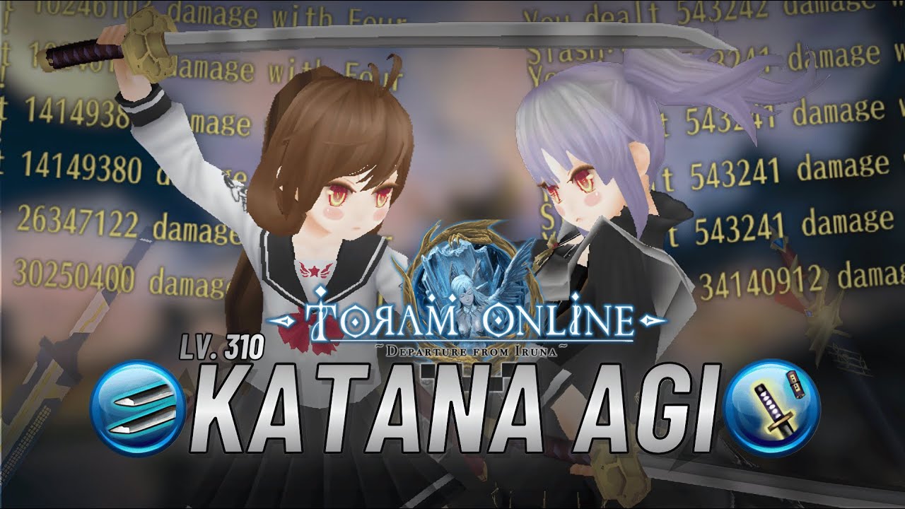 Toram Online : รวมบิ้วคาตานะ AGI ของผม / My Katana AGI Build LV.310