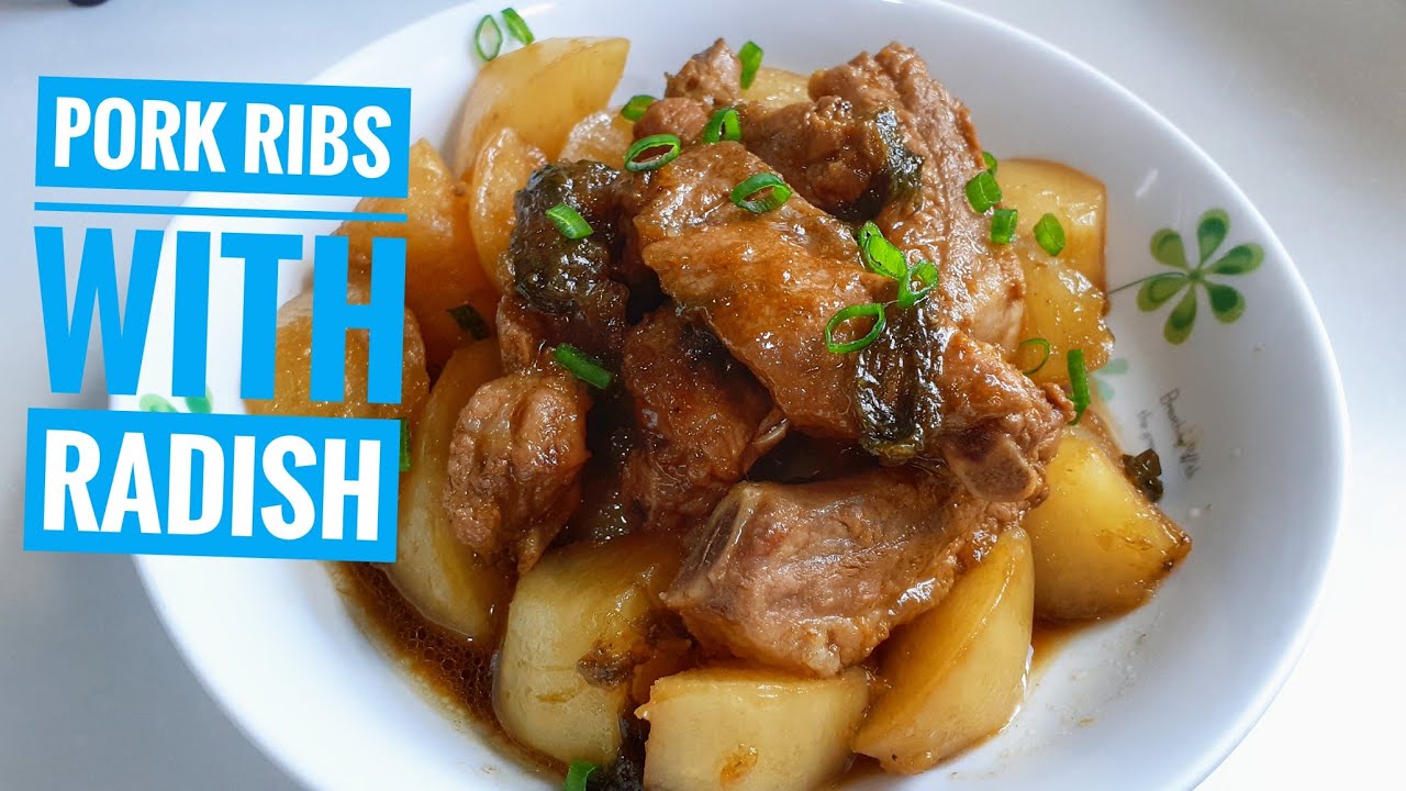 HOW TO COOK PORK RIBS WITH RADISH RECIPE