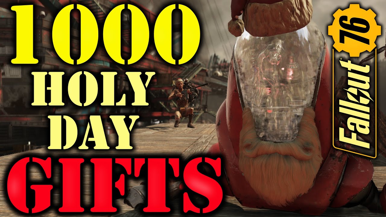 Fallout 76 - 1000 Holiday Gifts Reward. Holy Moly Scorched Event.