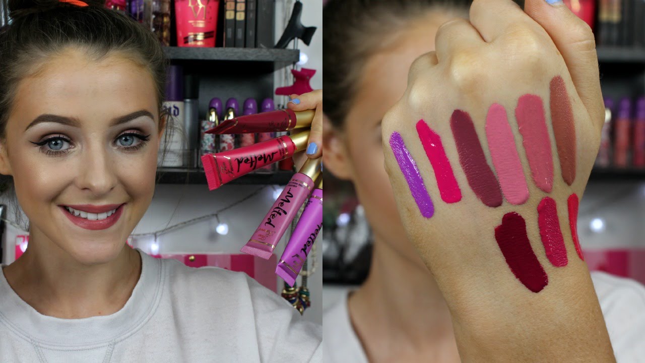 TooFaced Melted Lipsticks Review & Swatch