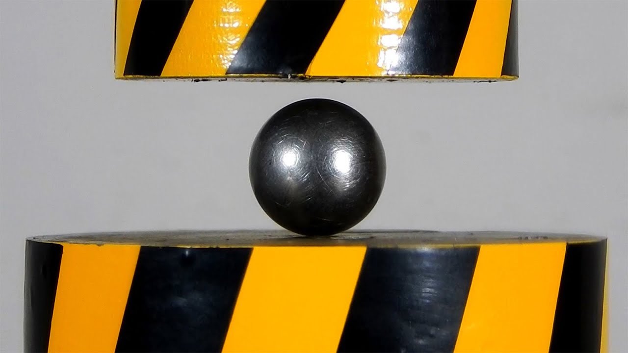 HYDRAULIC PRESS VS ADAMANTIUM BALL