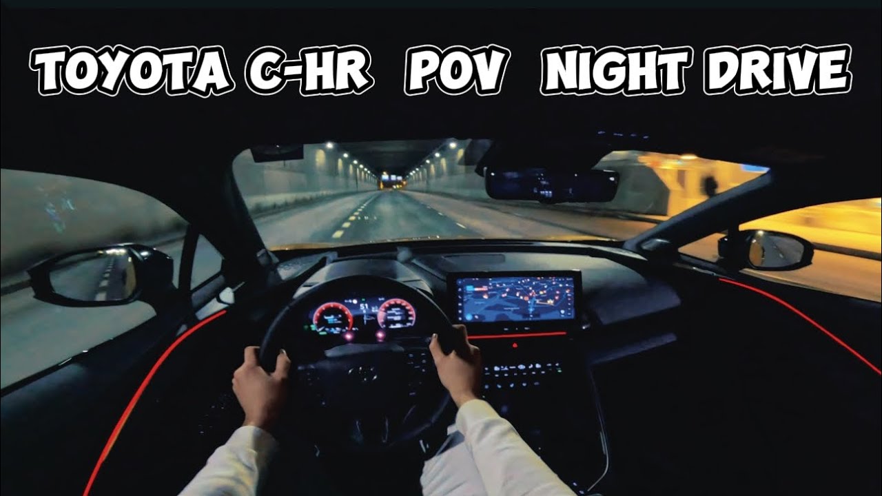 2024 Toyota C-HR | POV Night Drive - Everything you need to see!