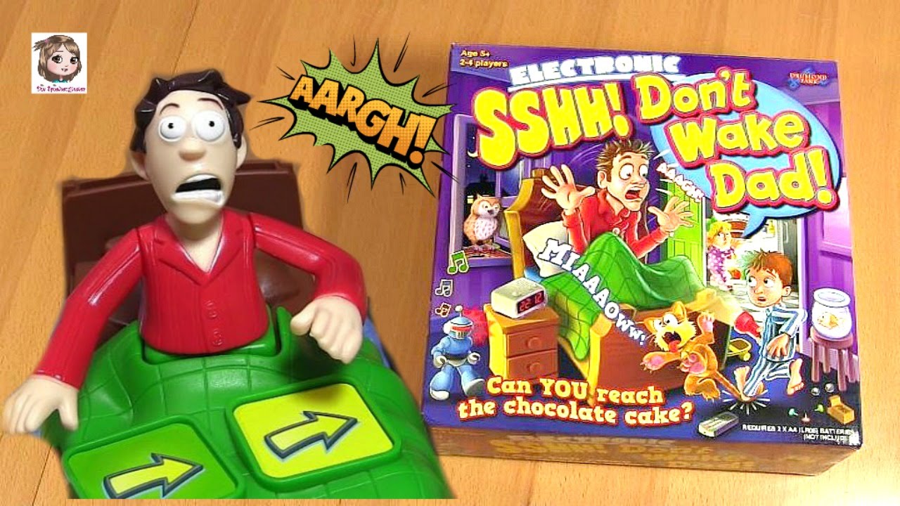 DON´T WAKE DAD !! Psst.. Papa nicht aufwecken ! Zzzz - Elektronisches Brettspiel mit Spaßfaktor