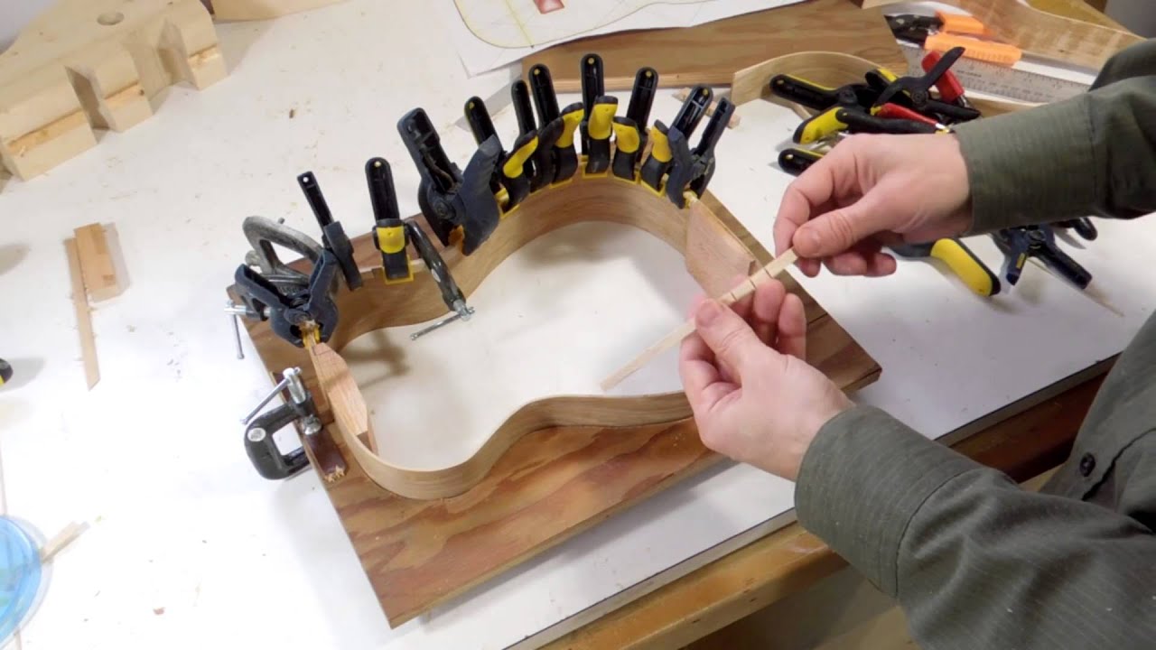Assembling the ukulele body
