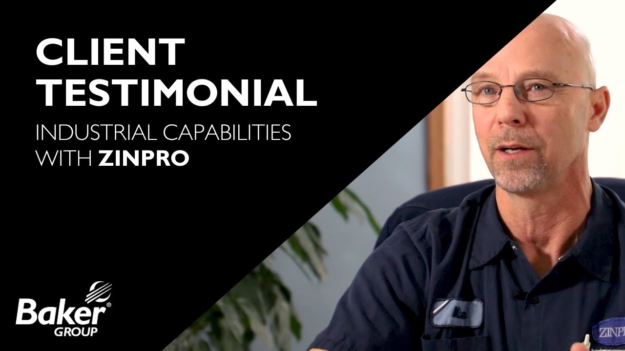 Client Testimonial: Why Zinpro Trusts Baker Group for Industrial Capabilities