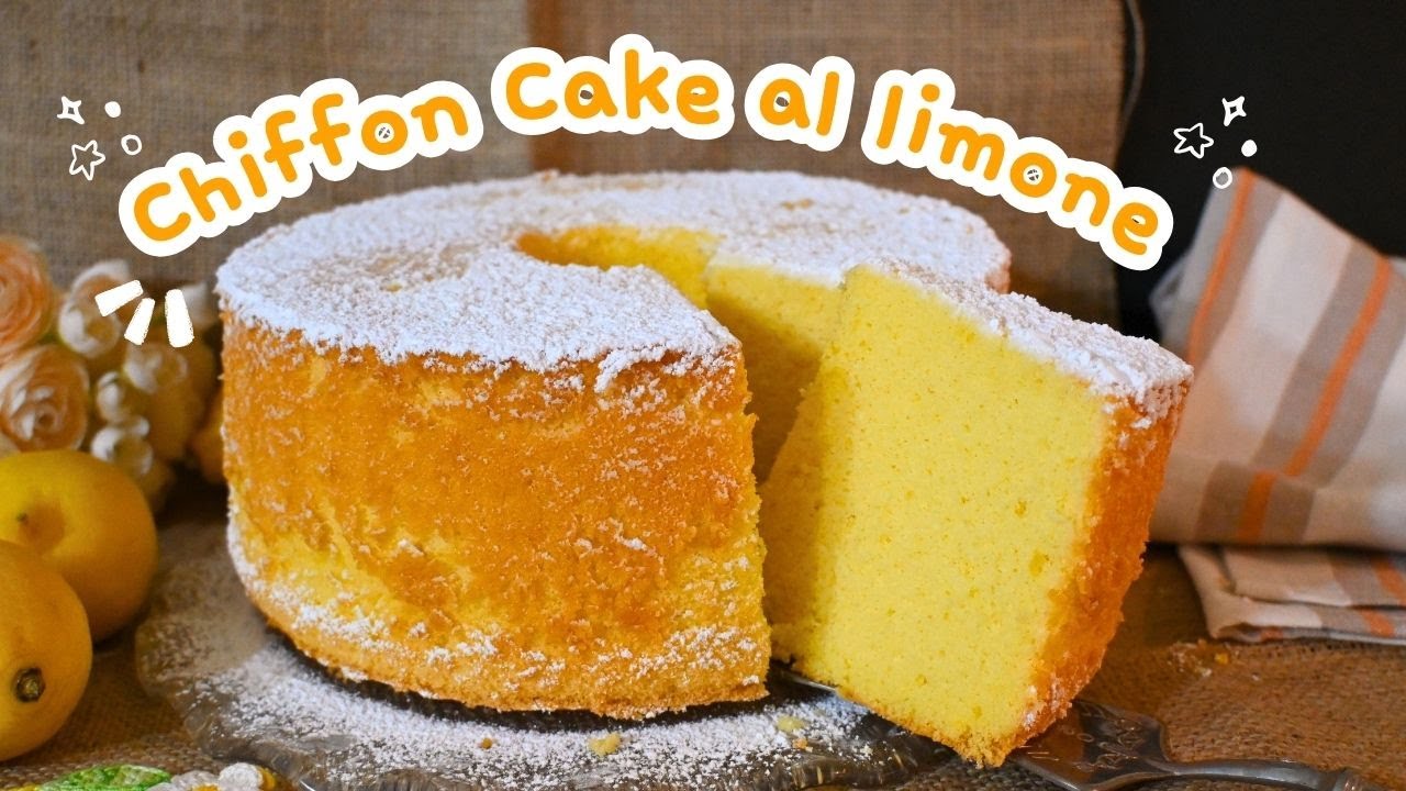 Лимонный шифоновый бисквит, нежный, как облако!