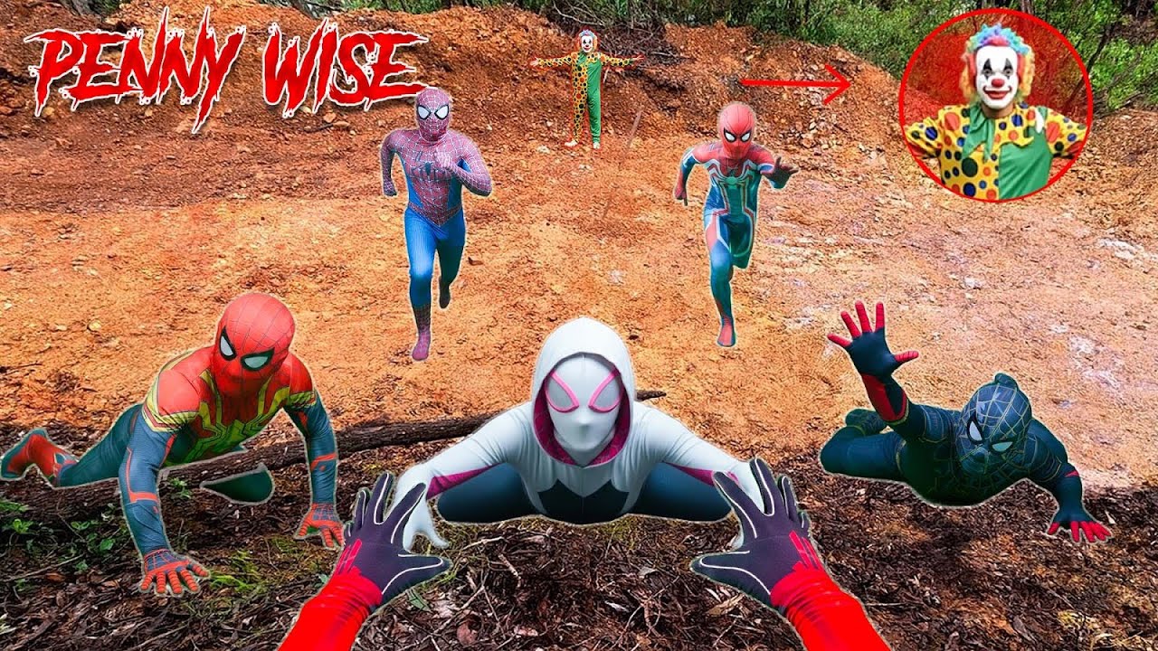 5 Spider-Man Scramble Through the Dirt as Pennywise Closes the Distance (Action POV)