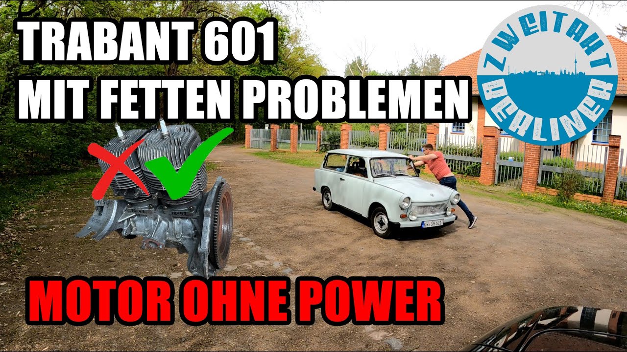 Trabant 601 aus Winterschlaf erwecken! Motor ohne Power ! Anlasser Doof!