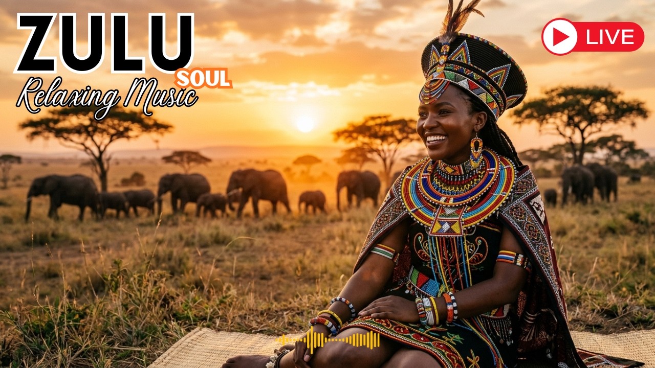 African Ambient Music for Study & Focus ☕ Calm Zulu Nature Sounds for Deep Concentration
