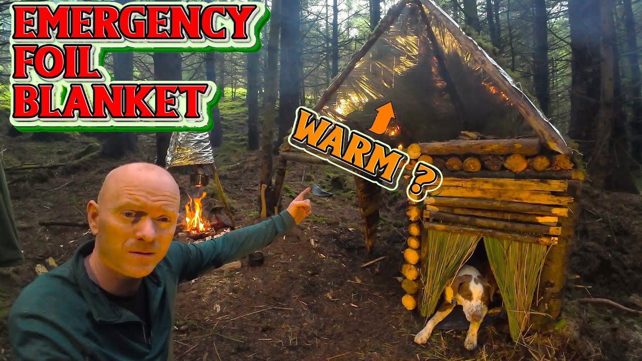 Raised shelter using foil blankets will they insulate ?