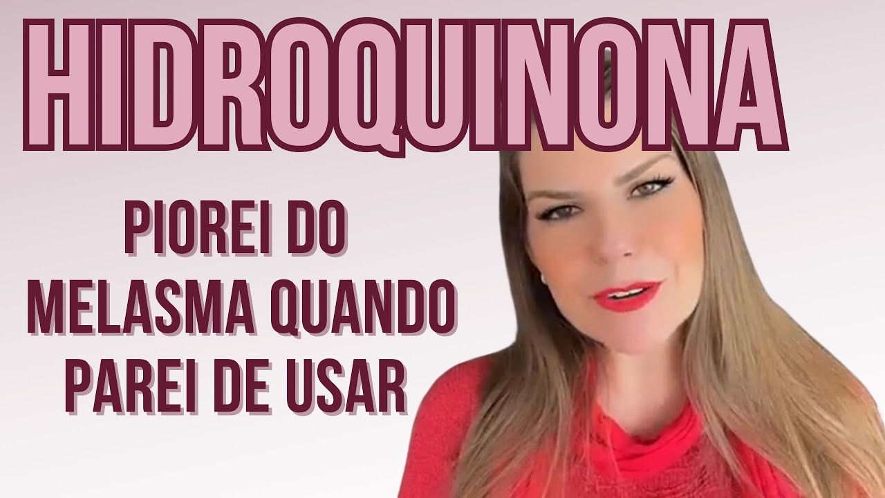 Parei de usar hidroquinona e minha mancha escureceu(Vitacid Plus, Suavicid, Hormoskin -efeito rebote