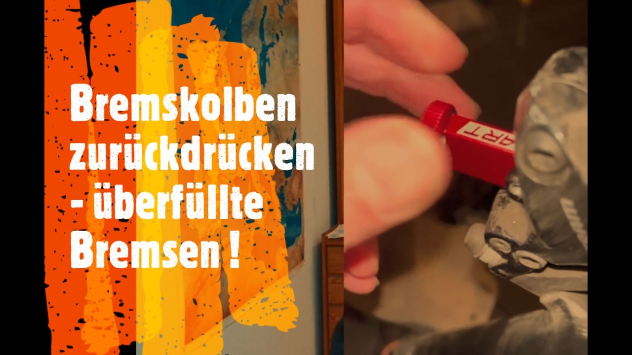 Bremskolben zurückdrücken Scheibenbremse  Tipp #fahrrad #mtb