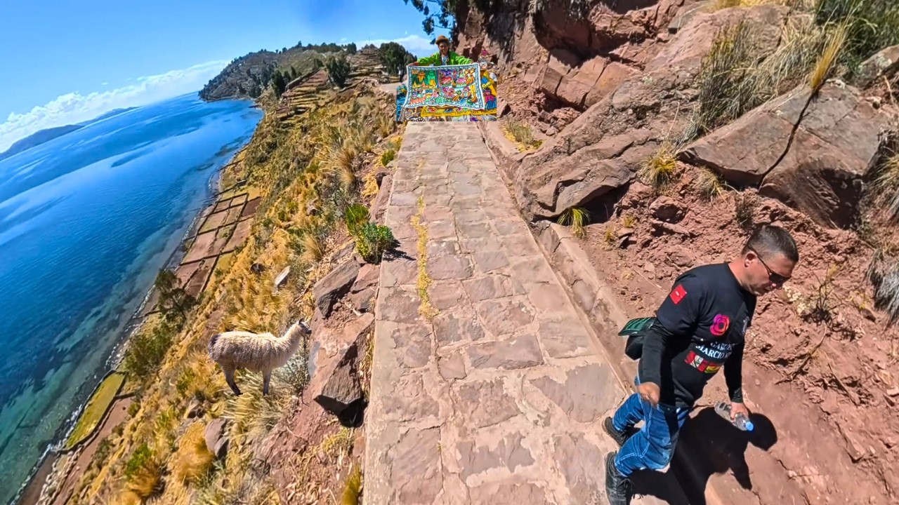 -Esqueceram de Min na Ilha de Tequile  |  LAGO TITICACA |  viagem de Moto #peru #bolivia #argentina