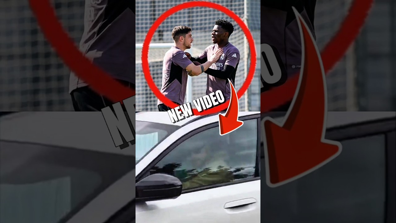 New Video Fede Valverde Returns to Valdebebas After a Fight with Tchouam&eacute;ni #football