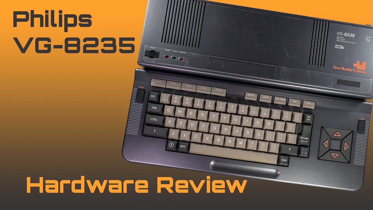 Philips VG-8235: Gut ausgestatter MSX2 (MSX Hardware Review)