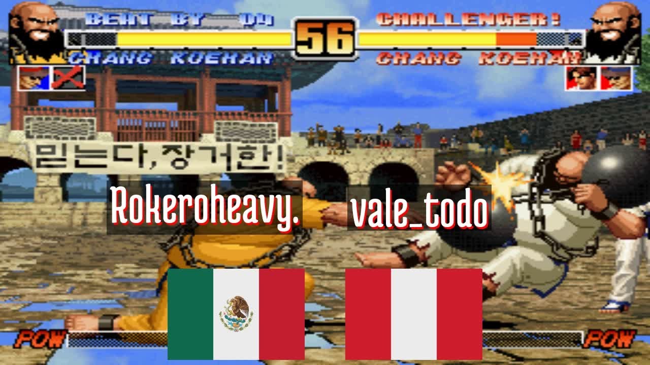 FT5 @kof96: Rokeroheavy. (MX) vs vale_todo (PE) [King of Fighters 96 Fightcade] Feb 20