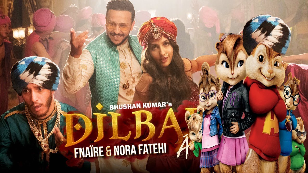 Dilbar Arabic Version | Fnaire Feat. Nora Fatehi (Chipmunks Cover) بصوت السناجب