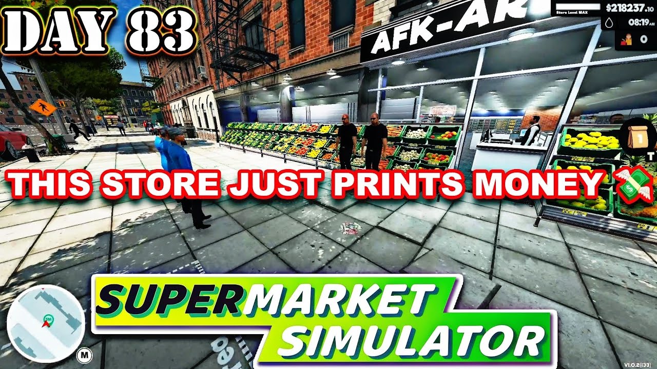 Steady Sales & Clean Profits! | Day 83 Supermarket Simulator