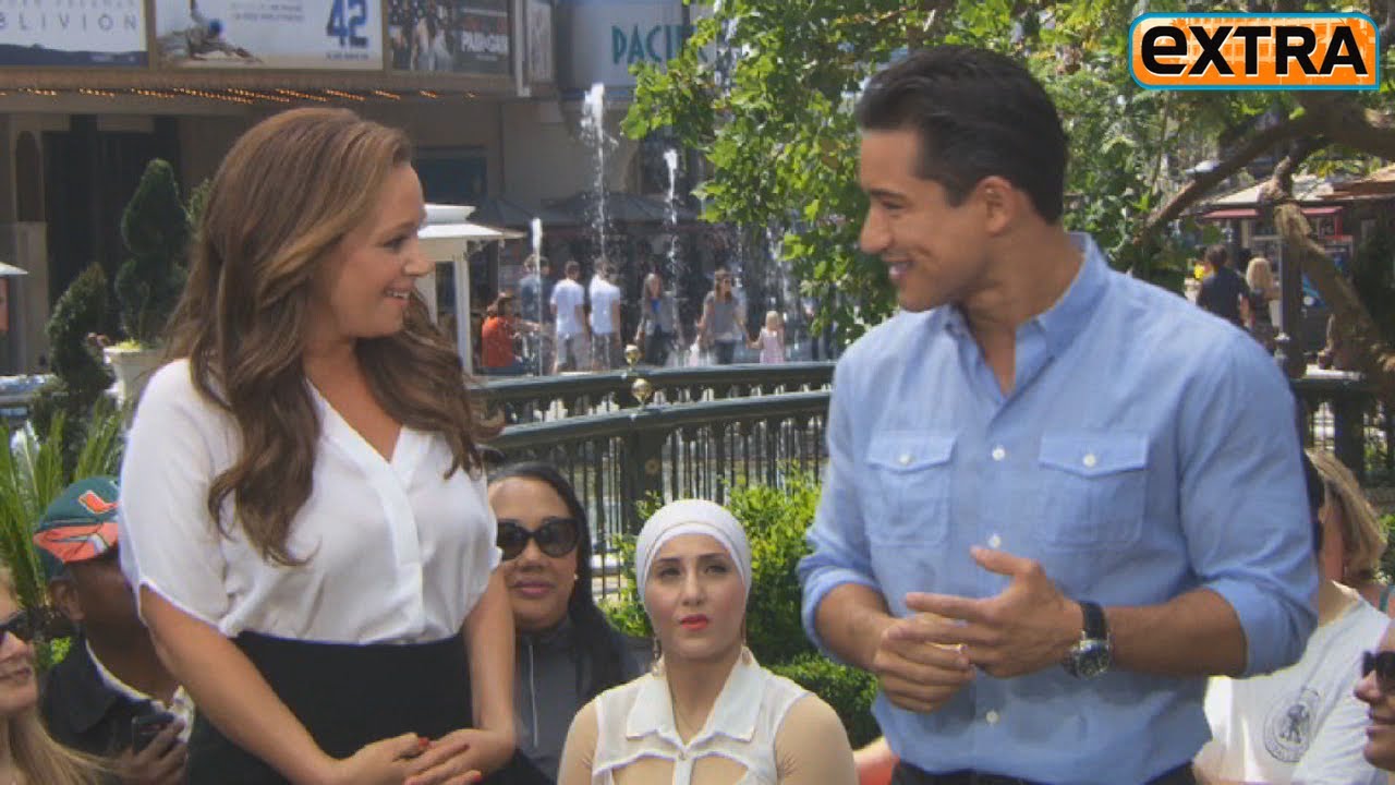 'Saved by the Bell' Reunion: Mario Lopez and Leah Remini at The Grove!