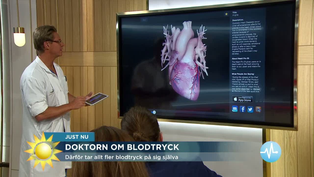 Därför behöver vi hålla koll på blodtrycket - Nyhetsmorgon (TV4)