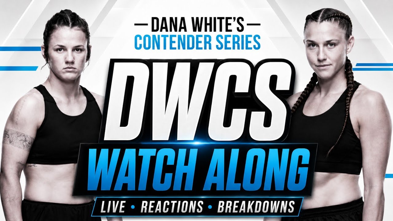 Dana White Contender Series LIVE | DWCS Fight Companion Season 10 (Watch Along Live Reactions)