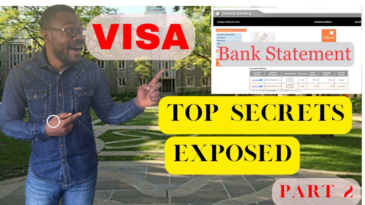 Proof of funds for Canada Visa secrets EXPOSED- Part 1